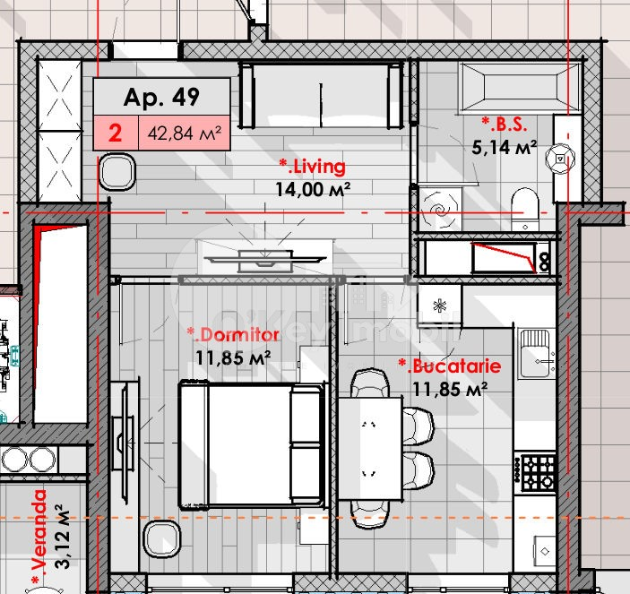 Apartament, Râșcani, CALEA MOȘILOR