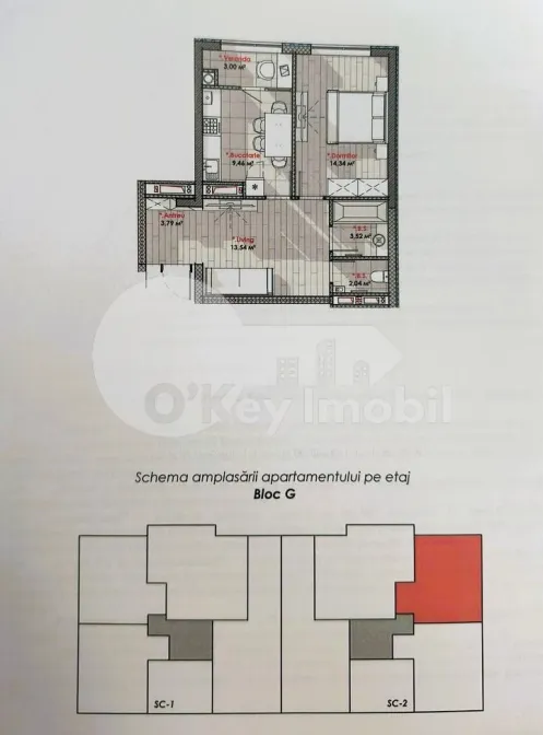 Apartament, Râșcani, CALEA MOȘILOR