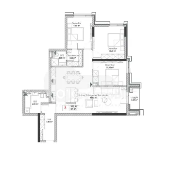 Apartament, Centru, 31 AUGUST