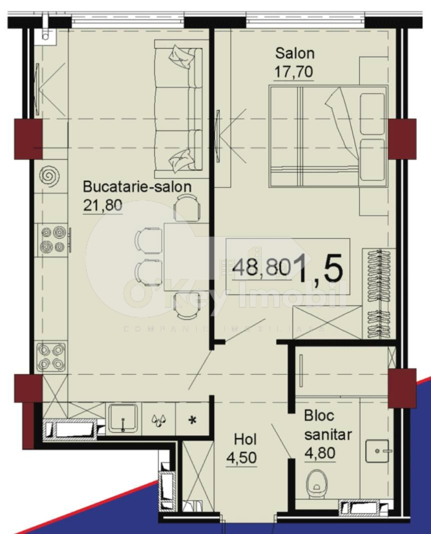 Apartament, Telecentru, STR. IALOVENI