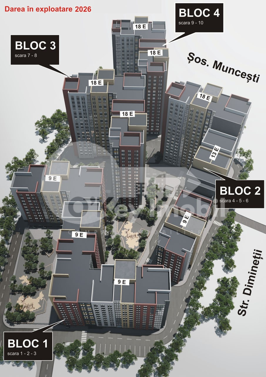 Apartament, Botanica, DIMINEȚII