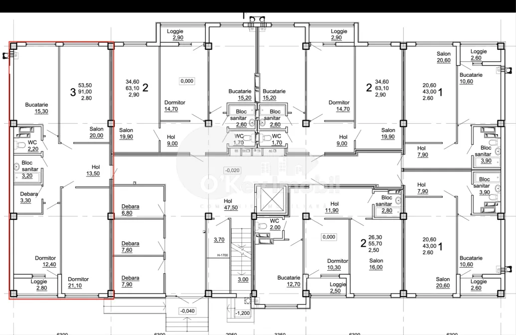 Apartament, COJUȘNA