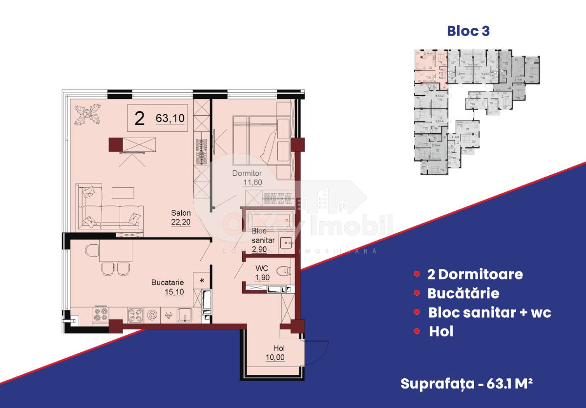 Apartament, Telecentru, STR. IALOVENI