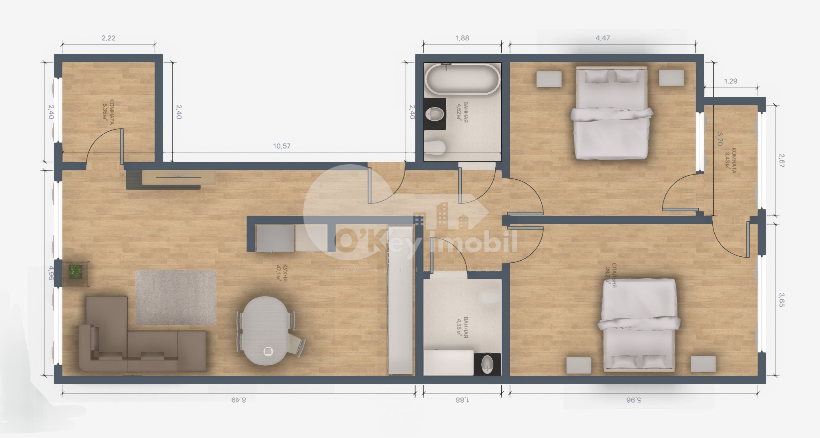 Apartament, Botanica, COSTIUJENI