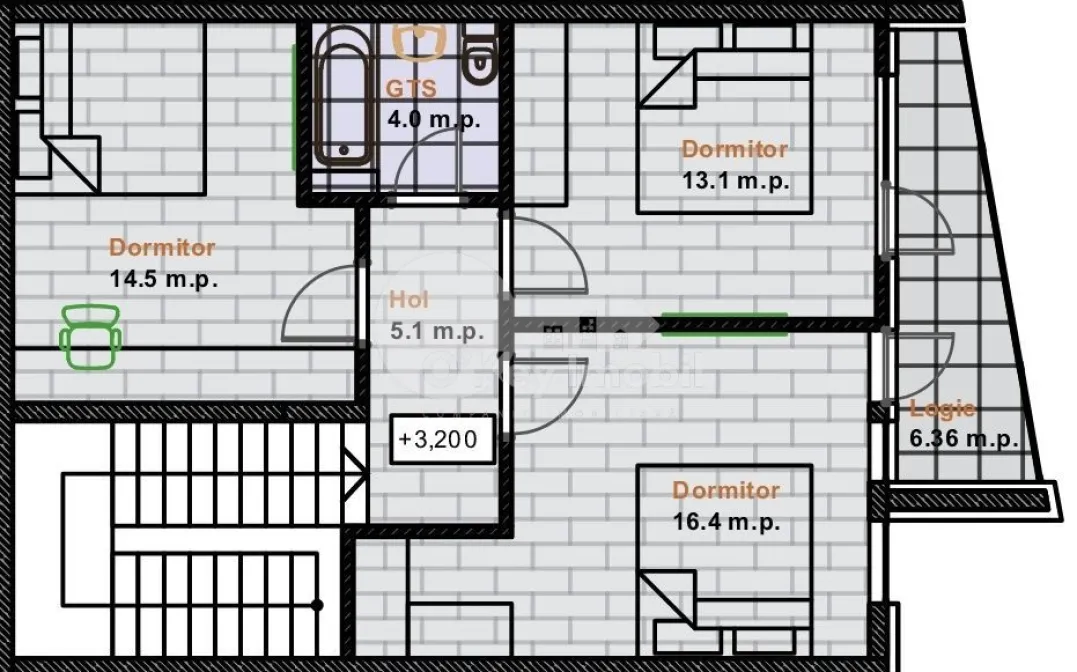 Townhouse,Buiucani, GHIOCEILOR