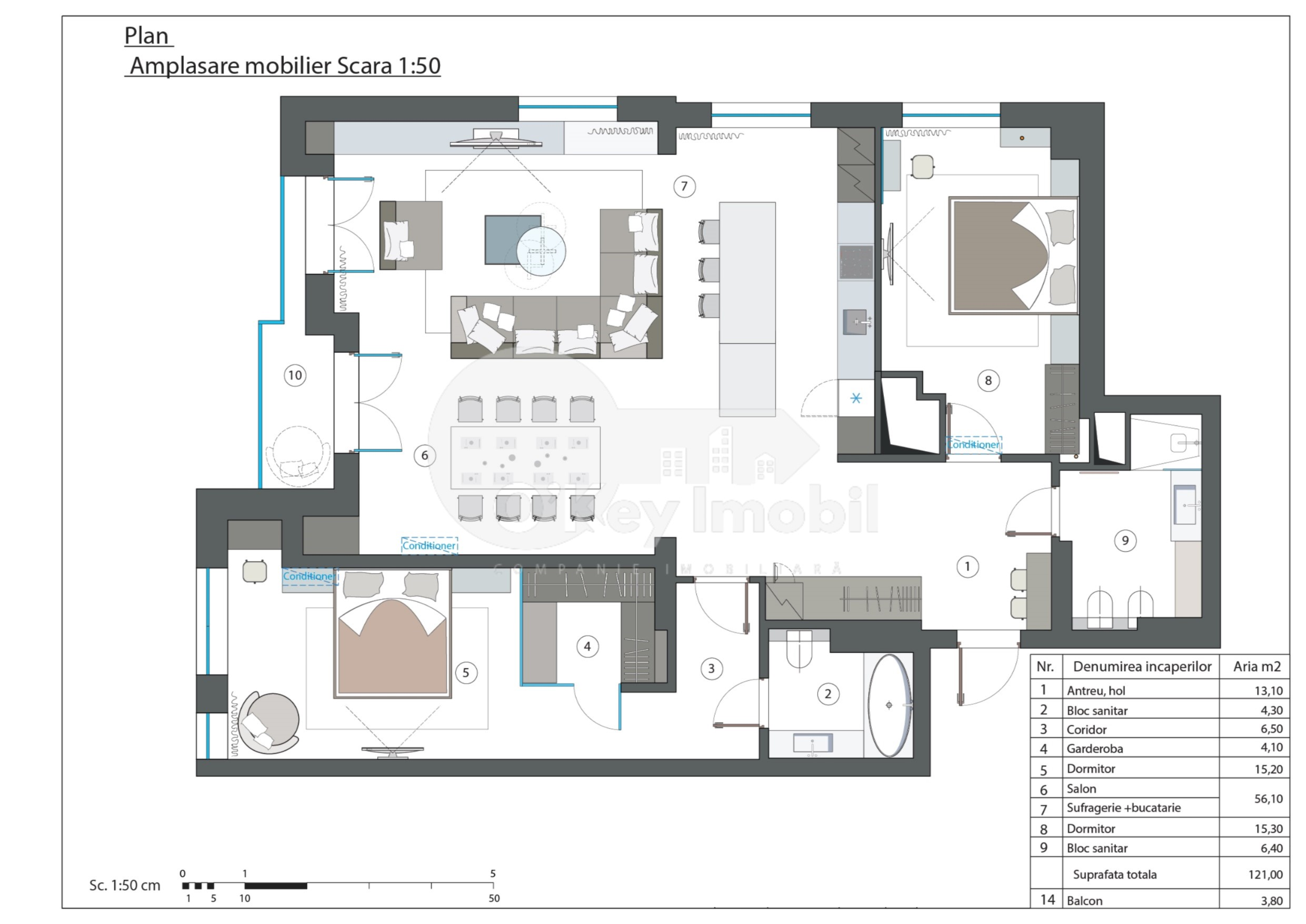 Apartament, Centru, TEATRULUI
